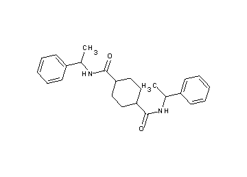 N,N'-bis(1-phenylethyl)-1,4-cyclohexanedicarboxamide