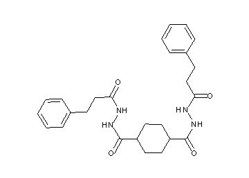 N'1,N'4-bis(3-phenylpropanoyl)-1,4-cyclohexanedicarbohydrazide