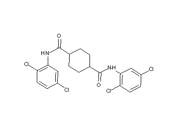 N,N'-bis(2,5-dichlorophenyl)-1,4-cyclohexanedicarboxamide