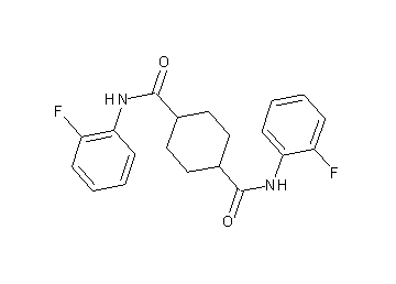 N,N'-bis(2-fluorophenyl)-1,4-cyclohexanedicarboxamide