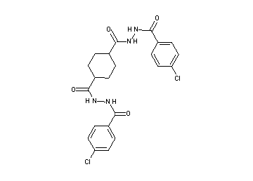N'1,N'4-bis(4-chlorobenzoyl)-1,4-cyclohexanedicarbohydrazide