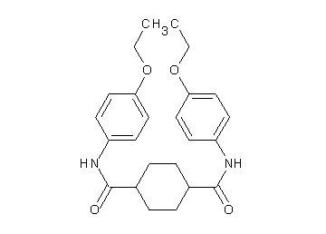 N,N'-bis(4-ethoxyphenyl)-1,4-cyclohexanedicarboxamide