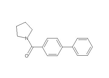 1-(4-biphenylylcarbonyl)pyrrolidine