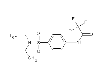N-{4-[(diethylamino)sulfonyl]phenyl}-2,2,2-trifluoroacetamide