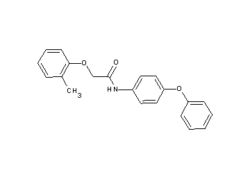 2-(2-methylphenoxy)-N-(4-phenoxyphenyl)acetamide