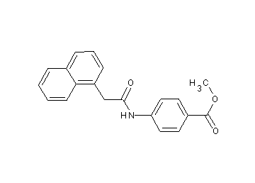 methyl 4-[(1-naphthylacetyl)amino]benzoate