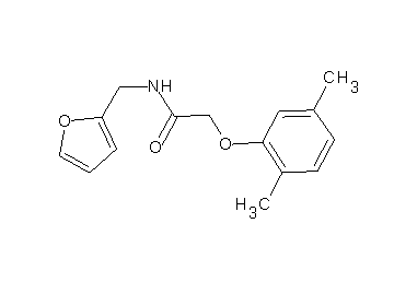 2-(2,5-dimethylphenoxy)-N-(2-furylmethyl)acetamide
