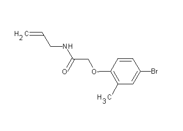 N-allyl-2-(4-bromo-2-methylphenoxy)acetamide