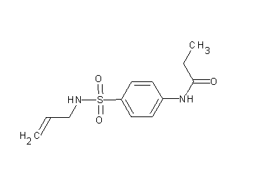 N-{4-[(allylamino)sulfonyl]phenyl}propanamide - Click Image to Close