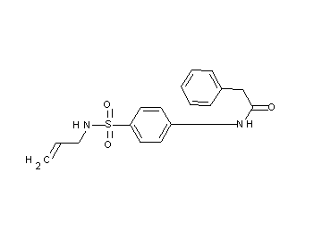 N-{4-[(allylamino)sulfonyl]phenyl}-2-phenylacetamide