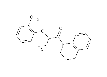 1-[2-(2-methylphenoxy)propanoyl]-1,2,3,4-tetrahydroquinoline