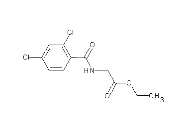 ethyl N-(2,4-dichlorobenzoyl)glycinate