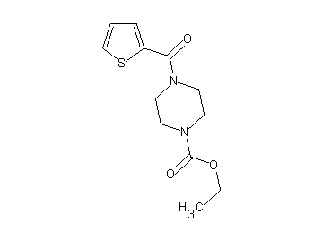 ethyl 4-(2-thienylcarbonyl)-1-piperazinecarboxylate