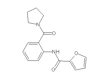 N-[2-(1-pyrrolidinylcarbonyl)phenyl]-2-furamide
