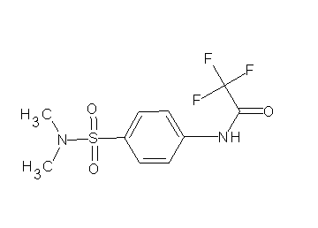 N-{4-[(dimethylamino)sulfonyl]phenyl}-2,2,2-trifluoroacetamide