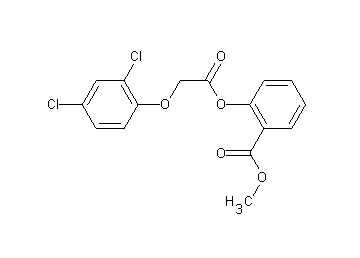 methyl 2-{[(2,4-dichlorophenoxy)acetyl]oxy}benzoate