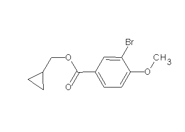 cyclopropylmethyl 3-bromo-4-methoxybenzoate - Click Image to Close