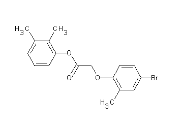 2,3-dimethylphenyl (4-bromo-2-methylphenoxy)acetate