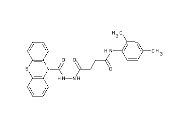N-(2,4-dimethylphenyl)-4-oxo-4-[2-(10H-phenothiazin-10-ylcarbonyl)hydrazino]butanamide