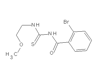 2-bromo-N-{[(2-methoxyethyl)amino]carbonothioyl}benzamide