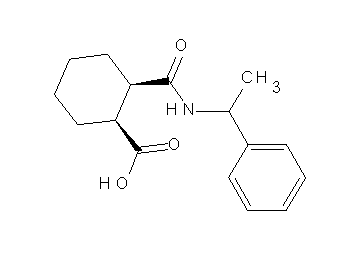 2-{[(1-phenylethyl)amino]carbonyl}cyclohexanecarboxylic acid