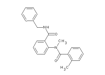 N-{2-[(benzylamino)carbonyl]phenyl}-N,2-dimethylbenzamide - Click Image to Close