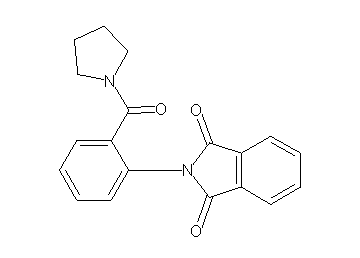 2-[2-(1-pyrrolidinylcarbonyl)phenyl]-1H-isoindole-1,3(2H)-dione
