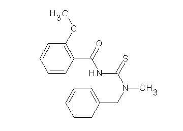 N-{[benzyl(methyl)amino]carbonothioyl}-2-methoxybenzamide