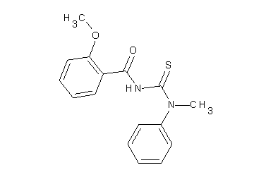 2-methoxy-N-{[methyl(phenyl)amino]carbonothioyl}benzamide