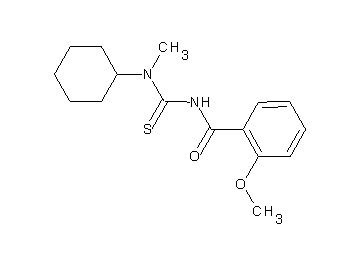 N-{[cyclohexyl(methyl)amino]carbonothioyl}-2-methoxybenzamide