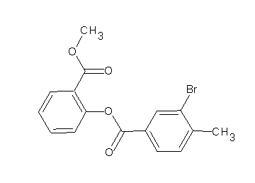 2-(methoxycarbonyl)phenyl 3-bromo-4-methylbenzoate
