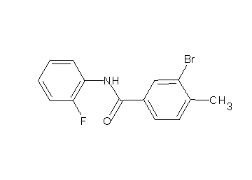 3-bromo-N-(2-fluorophenyl)-4-methylbenzamide