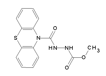 methyl 2-(10H-phenothiazin-10-ylcarbonyl)hydrazinecarboxylate