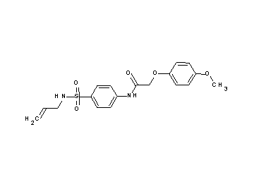 N-{4-[(allylamino)sulfonyl]phenyl}-2-(4-methoxyphenoxy)acetamide