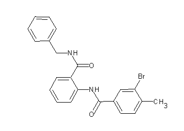 N-{2-[(benzylamino)carbonyl]phenyl}-3-bromo-4-methylbenzamide