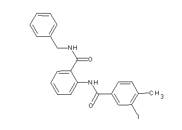 N-{2-[(benzylamino)carbonyl]phenyl}-3-iodo-4-methylbenzamide
