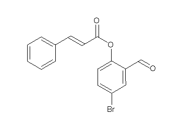 4-bromo-2-formylphenyl 3-phenylacrylate