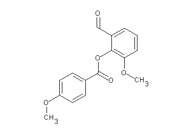 2-formyl-6-methoxyphenyl 4-methoxybenzoate