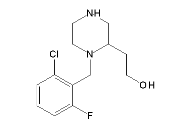 2-[1-(2-chloro-6-fluorobenzyl)-2-piperazinyl]ethanol