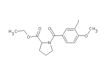ethyl 1-(3-iodo-4-methoxybenzoyl)prolinate