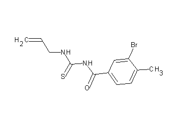 N-[(allylamino)carbonothioyl]-3-bromo-4-methylbenzamide