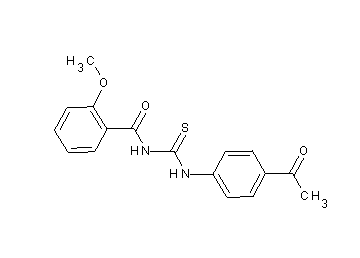 N-{[(4-acetylphenyl)amino]carbonothioyl}-2-methoxybenzamide