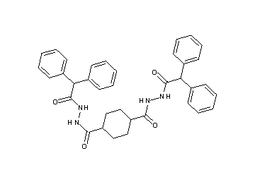 N'1,N'4-bis(diphenylacetyl)-1,4-cyclohexanedicarbohydrazide