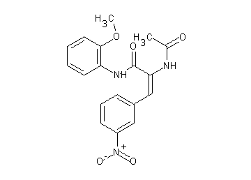 2-(acetylamino)-N-(2-methoxyphenyl)-3-(3-nitrophenyl)acrylamide