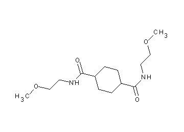 N,N'-bis(2-methoxyethyl)-1,4-cyclohexanedicarboxamide