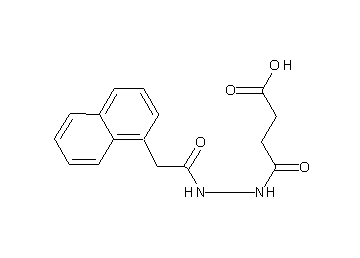 4-[2-(1-naphthylacetyl)hydrazino]-4-oxobutanoic acid