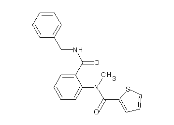 N-{2-[(benzylamino)carbonyl]phenyl}-N-methyl-2-thiophenecarboxamide