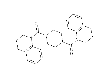 1,1'-[1,4-cyclohexanediyldi(carbonyl)]bis-1,2,3,4-tetrahydroquinoline