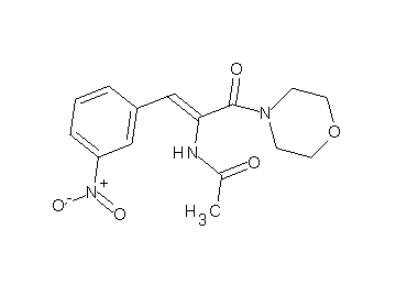 N-[1-(4-morpholinylcarbonyl)-2-(3-nitrophenyl)vinyl]acetamide