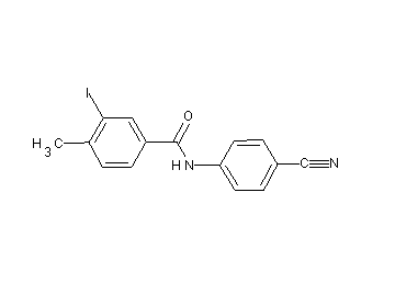 N-(4-cyanophenyl)-3-iodo-4-methylbenzamide - Click Image to Close